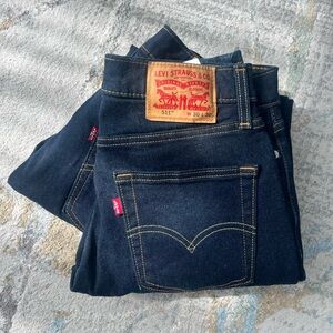 Levi's Men's Deep Indigo Slim Jeans